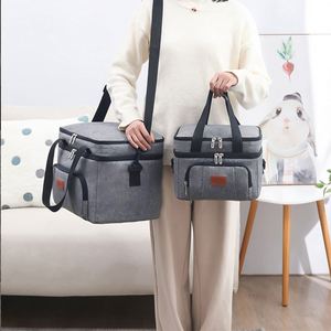 Customized Stylish Lunch Cooler Bag Thermal Insulation Picnic Bags Tote Cooler Kids School <b>Lunchbox</b> - Product Image 6