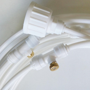 ระบบพ่นละอองน้ำกลางแจ้ง 9 เมตร พร้อมหัวฉีดทองเหลือง 11 หัว สำหรับรดน้ำสวนหลังบ้าน - Product Image 3