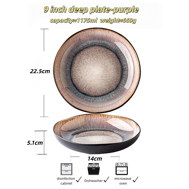 Purple -9 inch plate