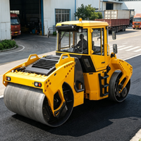 Rouleau compacteur vibrant à double tambour de marque chinoise, poids opérationnel de 13 tonnes, à vendre, machinerie de compactage routier pour l'exportation