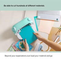 INTODIY Mini Máquina de Corte Electrónica DIY para Manualidades, Plotter de Corte de Pegatinas y Embalajes, para Cricut
