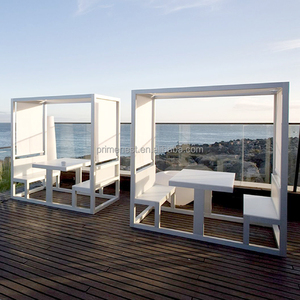 <span class=keywords><strong>L</strong></span>-hình nhôm hồ bơi Lounger thiết <span class=keywords><strong>l</strong></span>ập không thấm nước ngu gục với tán & bên Bảng di động cho bãi biển bên hồ bơi cho khách sạn biệt thự - Product Image 4