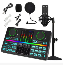 Tarjeta de sonido en vivo Game K song, almacenamiento personalizado, reducción de ruido, ajuste de sonido para ordenador móvil - Product Image 2