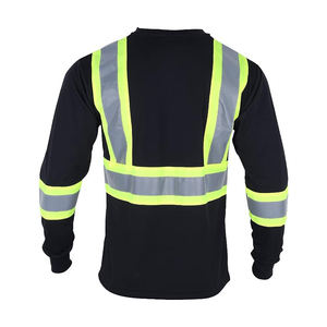 ANSI/ISEA 107 Klasse 1 2 Mesh Ademend Reflecterend Veiligheidskleding Langarm Hi Vis Shirts met Reflecterend Materiaal - Product Image 2