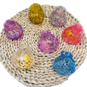 Boîte mystère Squishy Sac de Fortune, jouet à presser transparent à paillettes, anti-stress, sensoriel, pour enfants, cadeau surprise d'anniversaire ou de fête - Product Image 5