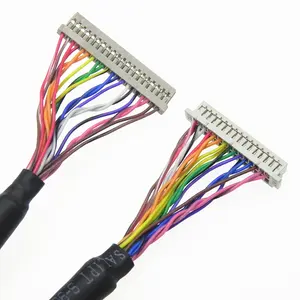 Mejor calidad 50 40 pin 30 pin de la placa base edp lvds cable fabricante
