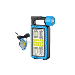 New Coming Solar <b>Led</b> Light Outdoor Emergency Camping <b>Flashlight</b> Multi-functional COB+<b>Led</b> Torch Portable Solar Garden Landscape - Product Image 5