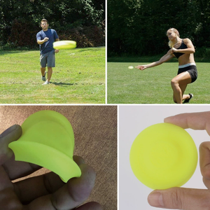 Mini frisbee en silicone personnalisé avec logo, jouet interactif créatif à lancer pour l'entraînement des animaux de compagnie et les jeux parent-enfant - Product Image 3