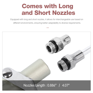 <span class=keywords><strong>Pistolet</strong></span> à <span class=keywords><strong>air</strong></span> pneumatique en métal série SNS DG-10, comprimé, avec deux buses interchangeables, outils pneumatiques - Product Image 3
