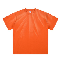 T-shirt en coton Premium pour homme, style Monkey Wash 250 GSM, coupe oversize rétro américaine, streetwear, manches courtes