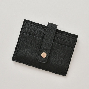 Women's Genuine Leather Slim Multi-Slot ID Card Holder & Passport Card Wallet with Coin <b>Purse</b> and Driver License Case - Product Image 5