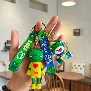 Customized Cartoon <b>Creative</b> Keychains Cute 3D Astronaut Figurinessoft Rubber Accessories and Pendants - Product Image 2