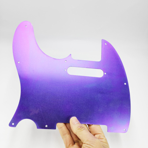 Cubierta Decorativa de Titanio de un Solo Orificio para Pastilla de Guitarra Eléctrica, Panel Protector Frontal Estándar, Color Morado - Product Image 4