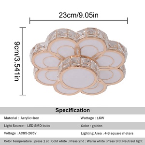 Đèn <span class=keywords><strong>Led</strong></span> phẳng 14W 85-265V Đèn gắn trần Chiếu sáng trong nhà cho hành lang - Product Image 6