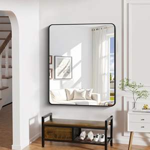 Espejo de baño autoadhesivo montado en la pared Venta caliente Tipo sin perforación Adecuado para tareas de lavado y maquillaje - Product Image 2