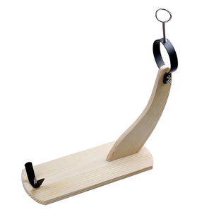 Jambons espagnols et prosciutto italien Support à <span class=keywords><strong>jambon</strong></span> en bois <span class=keywords><strong>de</strong></span> qualité supérieure avec support en métal - Product Image 5
