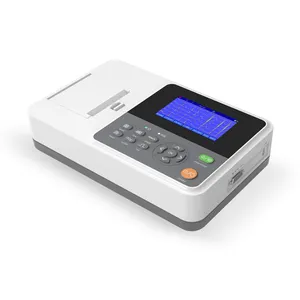 CONTEC – machine ecg numérique portable E3, 3 canaux, 12 fils, ecg numérique, 3 canaux