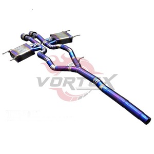 Sistema de Escape Catback de Alto Rendimiento de Aleación de Titanio Vortex con Acabado Pulido Espejo de 1.5 mm de Espesor para Jaguar F-TYPE 2.0, Fácil Desmontaje - Product Image 3
