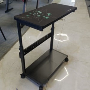 Support d'ordinateur portable réglable pour table, surface en plastique, pour ordinateurs portables avec étagère de rangement - Product Image 4