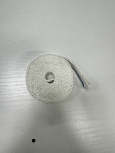 100% 버진 폴리에스터 섬유 웨빙 프리미엄 필라멘트 솔리드 스타일 난연 및 방적 사용을위한 표백 패턴 - Product Image 2