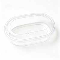 Boîte à compartiments multiples transparente de qualité alimentaire, taille de moule personnalisée pour l'emballage de collations, de desserts et d'aliments