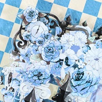 Fabricant d'autocollants pour scrapbooking et journaux, esthétique de luxe personnalisée, estampage à chaud transparent