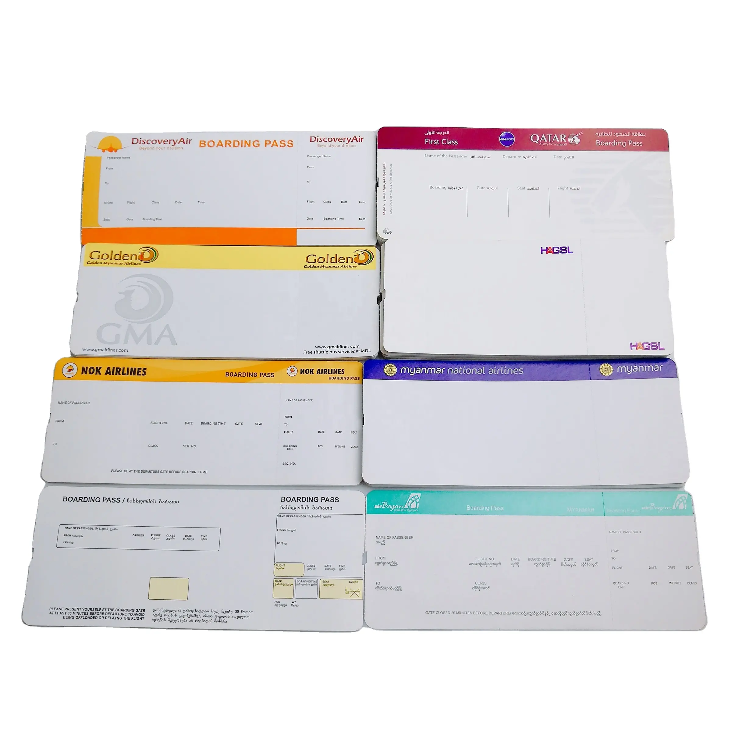 Thermal Paper For Boarding Passes Blank-注Paper