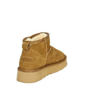 Bottines basses pour femme Keys K-10261 couleur camel hauteur du talon - Product Image 3