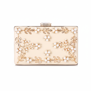 Sac à main en forme de boîte à œufs, sac à main de soirée de luxe en gros pour femmes, sac en acrylique irrégulier ambré - Product Image 1