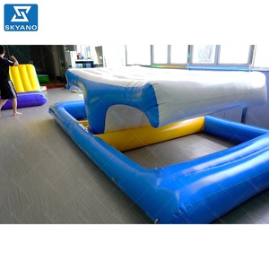 Grand parc aquatique gonflable flottant avec parcours d'obstacles, parc de sports aquatiques gonflable, parc d'attractions, planche flottante surélevée - Product Image 5