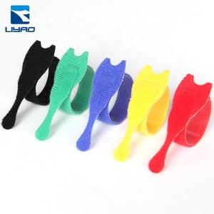 나일론 백투백 케이블 재고 후크 및 루프 관리 코드 타이는 전자 제품 100 개/팩에 재사용 가능 - Product Image 3