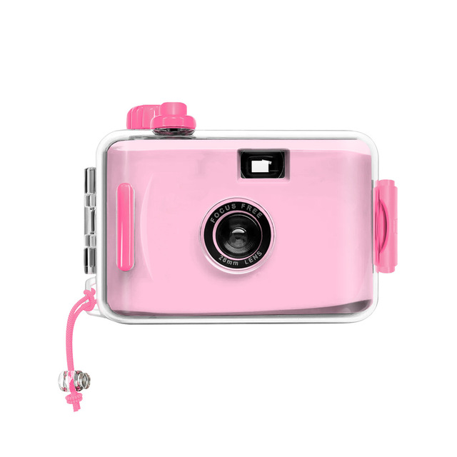 Professional 35mm Film Retro Waterproof Reusable Focus Free Point-and-Shoot ABS Plastic Film Camera Gift