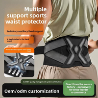 Ceinture de soutien lombaire élastique réglable pour soulager les douleurs du bas du dos et contrôler le ventre, pour hommes et femmes