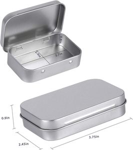 <b>Small</b> Rectangular Shape Slide <b>Tin</b> With Lid Mini Gift Sliding <b>Tin</b> Cans Lip Balm Slide <b>Tin</b> - Product Image 2