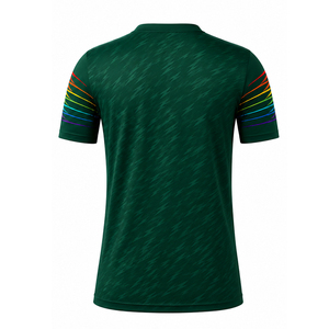 Ensemble de maillots de football sublimés pour hommes, à manches courtes, respirant, coupe athlétique, évacuant l'humidité, toutes saisons, vente en gros - Product Image 5