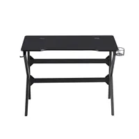 HY FURNITURE vente en gros de meubles de table de jeu noirs à chaud table d'ordinateur de bureau de jeu pour joueur