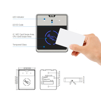 Lector NFC AC8630 para Control de Asistencia de Estudiantes en Aulas, 13.56 MHz, Módulo Escáner de Códigos QR, Ethernet, Identificación por Tarjeta IC, Nuevo