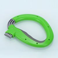 1 stks Draagbare Groente-extractor PP Plastic Milieuvriendelijk Multifunctioneel Keukenhulpmiddel met Haakjes Opvouwbaar Design Cadeau