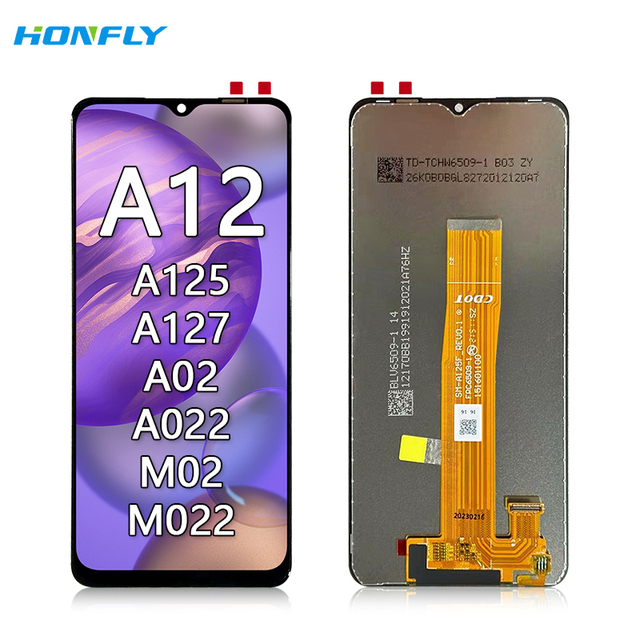 Display for Samsung Galaxy A12 A125F A127F LCD Display Touch Screen Digitizer for Samsung A12 Screen Replacement