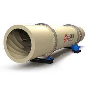 Single Drum Dryer For Light Chemical Coal Drying Lignite Wet Silica Sand Dewatering Single Drum Rotary