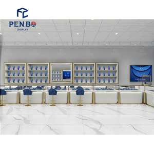 Cao cấp Kim Cương trang sức hiển thị Showcase quảng châu sang trọng tùy chỉnh đồ trang sức hiển thị đồ nội thất cho cửa hàng thiết kế nội thất - Product Image 4