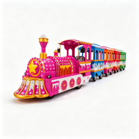 Train électrique touristique sans rails pour enfants et adultes, disponible pour les parcs d'attractions