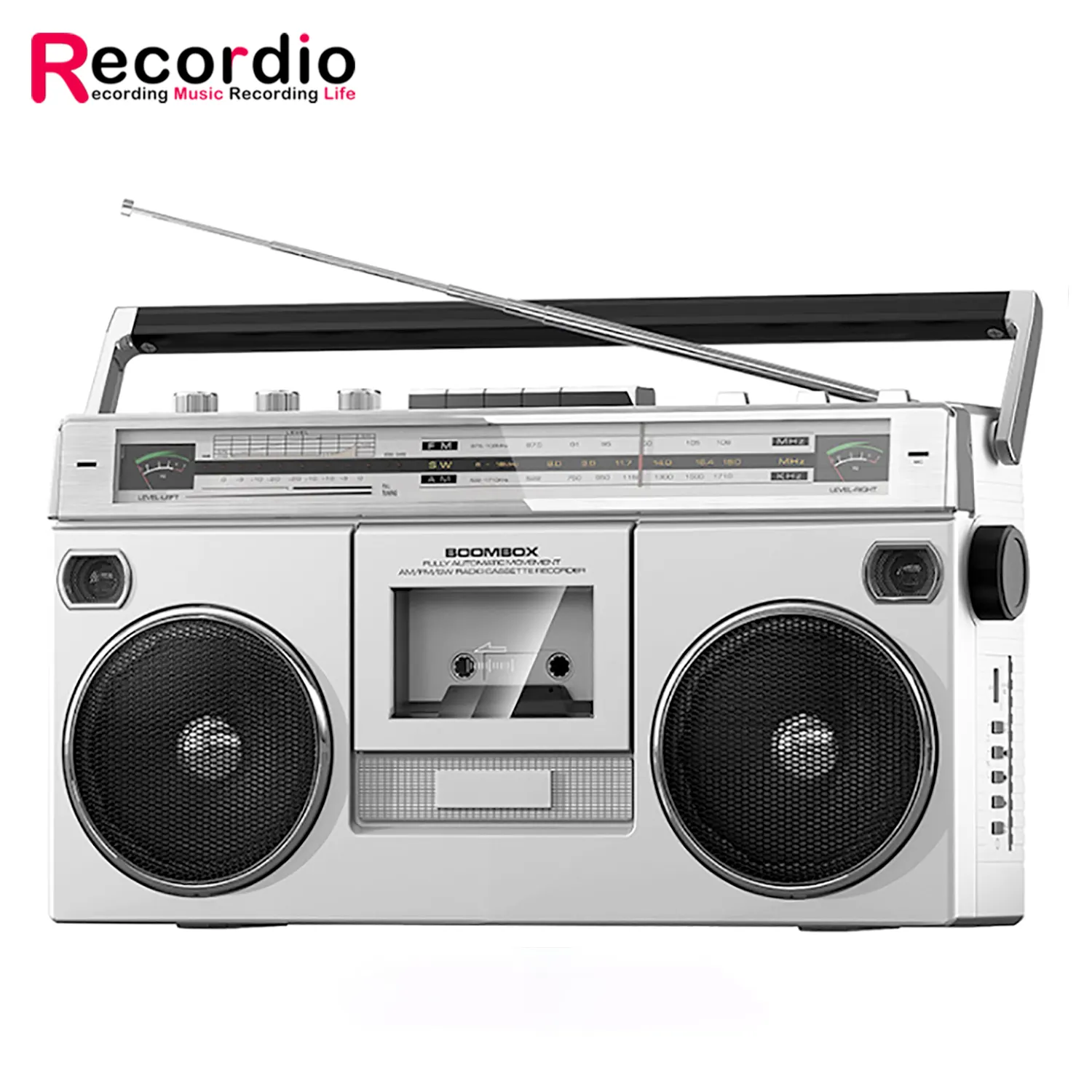 GAS-RD80 Classic Tape Speler Tape Recorder Ouderwetse Nostalgische 80S Retro Stereo Cassette Recorder Radio Voor Muziek Luisteren