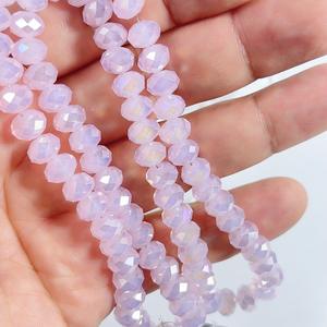 8mm Acryl Kristallschliff Lose Glatte Glasartige Perle Schmuckzubehör Hersteller Direkt Großhandel Reifenperle - Product Image 3