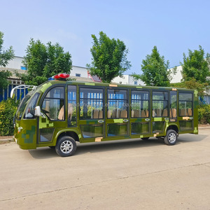 Autobús turístico eléctrico de 17 asientos, coche patrulla de seguridad del campus, autobús de cuatro ruedas de color ventilador - Product Image 5
