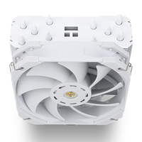 Refroidisseur d'air pour processeur Thermalright TR TA120 EX MINI BLANC avec 5 caloducs pour Intel LGA1700 1200 et AMD AM5 AM4