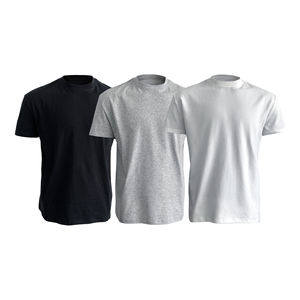 AUTICUP Camiseta deportiva de cuello redondo para hombre, estilo americano, color liso, nórdica, de hombros rectos, de seda helada Sorona, de secado rápido y elástica - Product Image 2
