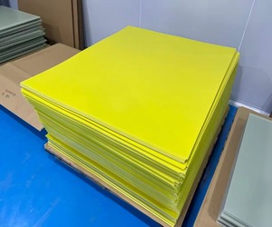 FR4 yellow 0.5mm glass resin board material, high quality synthetic material, for use in batteries - Product Image 2