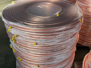 Prix bon marché d'usine bobine de crêpe de cuivre taille personnalisée 1/4 "1/2" 3/8 "<span class=keywords><strong>5</strong></span>/8" climatiseur de tuyau de bobine de cuivre isolé - Product Image 4