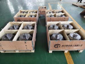 Tête de coupe à disque unique pour machine de tirage de conduites <span class=keywords><strong>TBM</strong></span> pour roche dure, usage construction, Qingyue OEM, 12,5 pouces, acier allié - Product Image 5